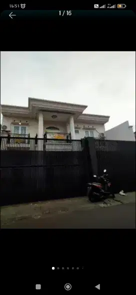 Dijual Rumah 3 lantai di Kalimalang dekat pintu Tol Becak Kayu