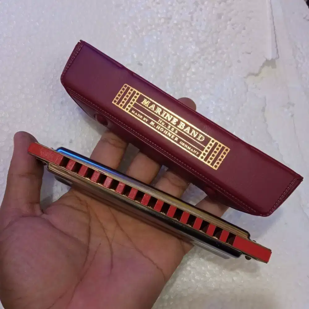 Harmonica hohner marine band germany harmonika