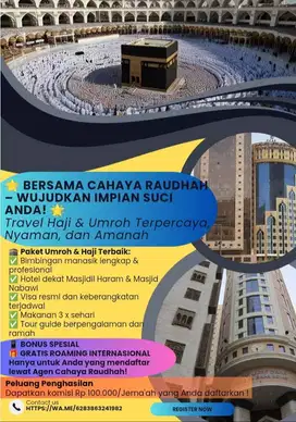 Rekomendasikan Umroh, Komisi 100 Ribu/Jemaah!