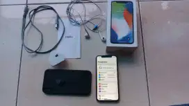 IPhone X 64GB Ex Inter Jepang Putih Lengkap dari baru OP 3 dan XL saja