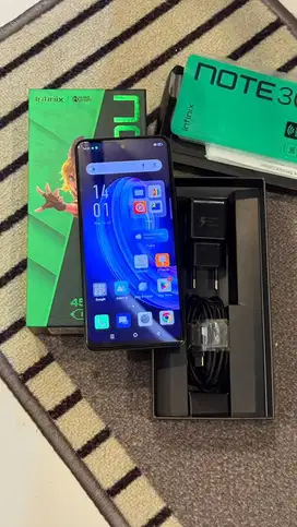 Dijual Infinix Note 30 White 8/256GB Lengkap