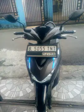 Honda New Beat CBS 2023 silver hitam PJK telat B DKI pemakai lgs