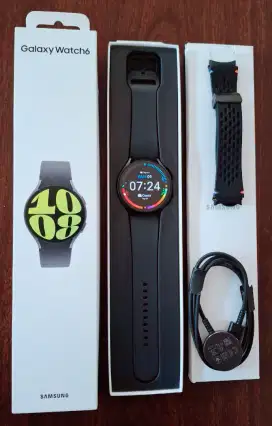 Samsung Galaxy Watch 6 44mm Black Second Original Samsung Smartwatch