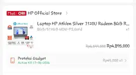 Laptop Hp warna gold,ssi foto ss..barang mulus gan