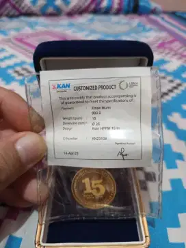 Jual Koin Emas ANTAM 15gr