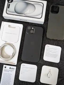 iPhone 15 Black 128GB Resmi GDN SA/A Garansi ON 2026