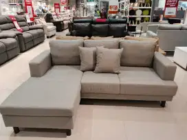 Sofa 3 Seater dengan ottoman termurah