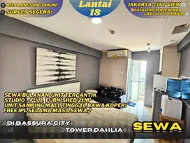 Disewakan Studio Furnished Tower Samping Mall Free IPL Di Bassura City
