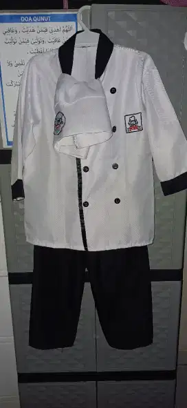 Baju koki anak usia 6 tahun