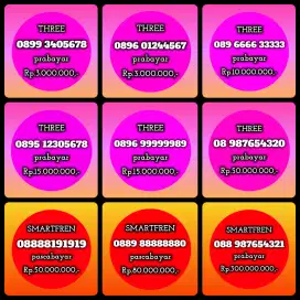 NOMOR CANTIK KOLEKSI THREE n SMARTFREN