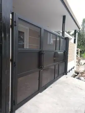 Bengkel las Lampung tralis kanopi pintu pagar gerbang tangga
