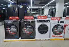 MESIN CUCI SHARP TABUNG DEPAN 10KG ES-FL1410MSX