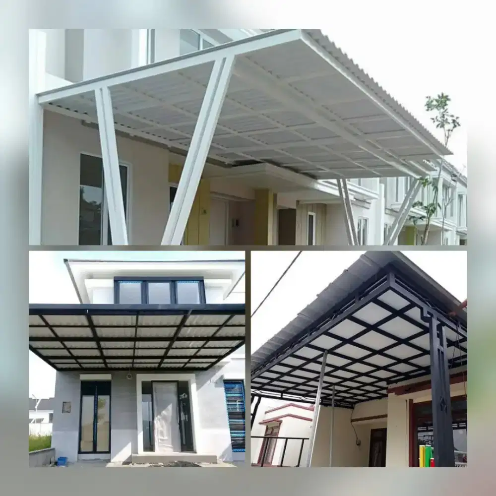 Kanopi minimalis modern