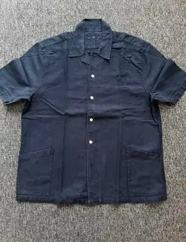 Kemeja Fred Perry Denim Blue
