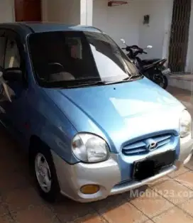 Hyundai Atos GLS AT Tahun 2001, Warna Biru, Surat-Surat lengkap.