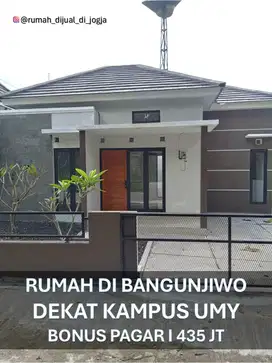 Rumah dekat Kampus UMY di Lemahdadi Bangunjiwo Siap Huni