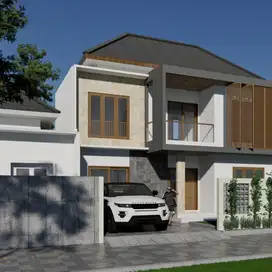 RUMAH DIJUAL DI PERUMAHAN DALUNG , rumah dengan design villa