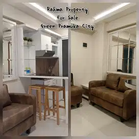 1Br Plus Luas 33 Furnish Cakep siap huni Green Pramuka City