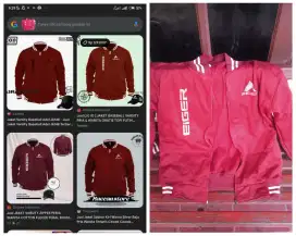 wj Eiger merah pekat