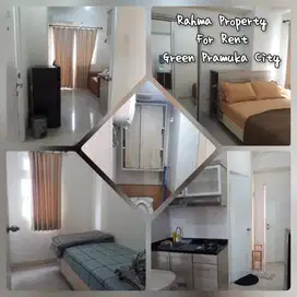 Disewakan Unit Mall Scarlet & Magnolia 2Br Furnish Green Pramuka City