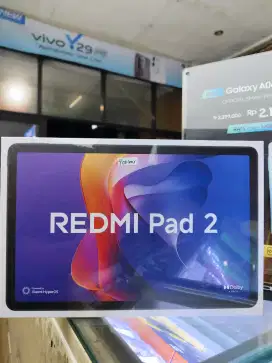 Tablet Xiaomi Redmi Pad 2 4GB/128GB,Baru,Segel Box,Garansi,Original