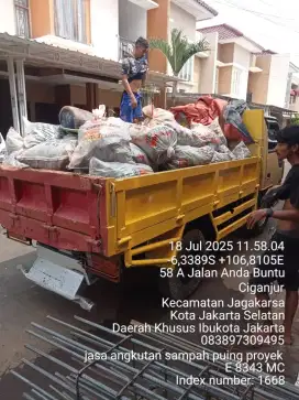 Jasa buang puing sampah