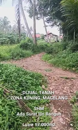 DIJUAL TANAH 1,7 HA DEKAT AKMILMAGELANG