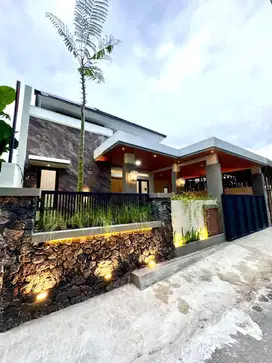 Rumah TROPIS MODERN 1 Lantai dengan TANAH LUAS Idaman Keluarga