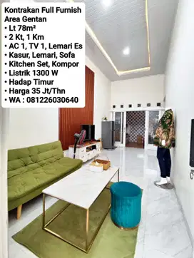 Sewa Rumah Full Furnish Area Gentan, Dekat Laweyan, Purwosari