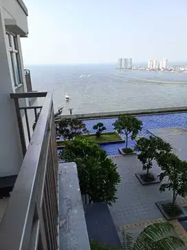 dijual 2 kamar kondominium greenbay unfurnished terluas