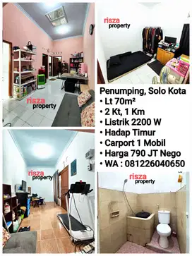 Jual Rumah Area Penumping, Solo Kota, Dekat Paragon Mall, Sriwedari