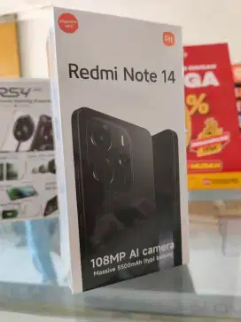 Xiaomi Redmi Note 14 4G 8GB+8GB/128GB,Baru,Segel Box,Garansi Original