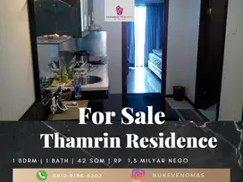 Dijual Apartement Thamrin Residence 1BR View Pool Lantai Rendah