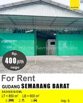 DISEWAKAN GUDANG DI SEMARANG BARAT A4245