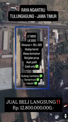 Raya Ngantru Tulungagung ( dekat kota )