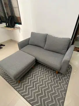 Sofa Grey (2 seater plus 1)