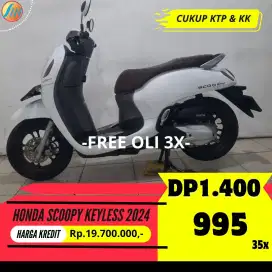 HONDA SCOOPY KEYLESS 2024 KREDIT MURAH ANGSURAN TERJANGKAU SEKEN