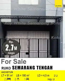 DIJUAL RUKO DI SEMARANG TENGAH A4249