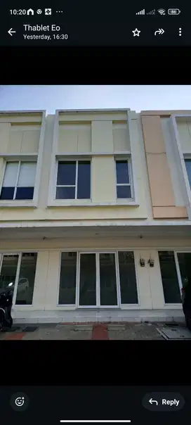 Di Sewakan Ruko Pisa Grande 2 lantai Gading Serpong