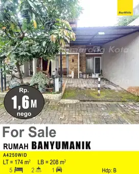 DIJUAL RUMAH DI BANYUMANIK A4250