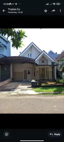 Jual Rumah Alam Sutera cluster Delima Strategis Siap Huni