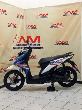 Honda Beat Eco tahun 2018 warna biru putih
