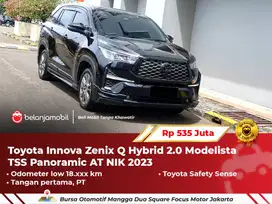 [LOW KM] Toyota Innova Zenix Q HV 2.0 Modelista TSS AT Hitam 2023 2024