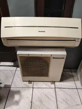 ac split 1/2 pk panasonic bagus/normal