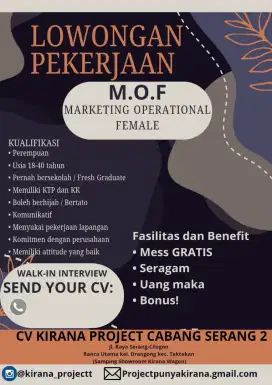 Loker khusus perempuan