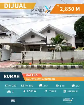 Termurah Dijual Rumah Nyaman di Sulfat Agung , Blimbing Kota Malang