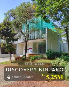 Dijual rumah brandnew Hoek Discovery sektor 9 Bintaro Jaya Tangsel