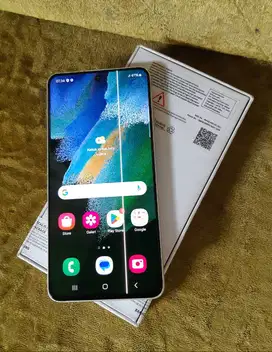 LCD + Frame Samsung S21 FE 5G ori Sein ex bawaan hidup garis sehelai