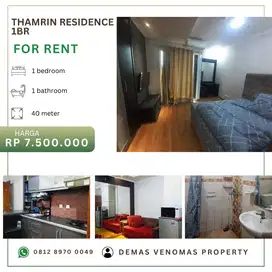Disewakan Apartement Thamrin Residence 1BR Full Furnished Tower A