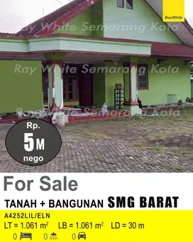 DIJUAL TANAH DAN BANGUNAN DI SEMARANG BARAT A4252